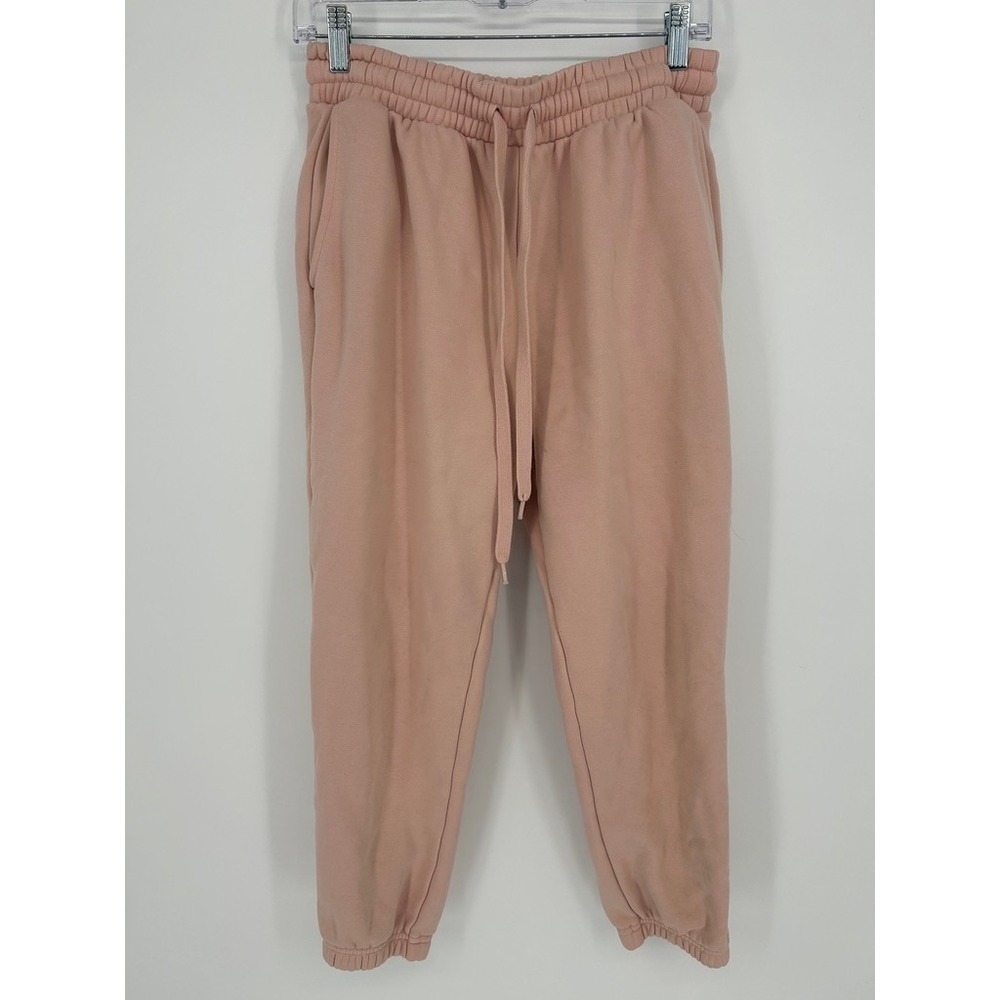 Fabletics Womens Jogger Sweatpant Blush Pink Soft Lounge Athleisure M Streetware